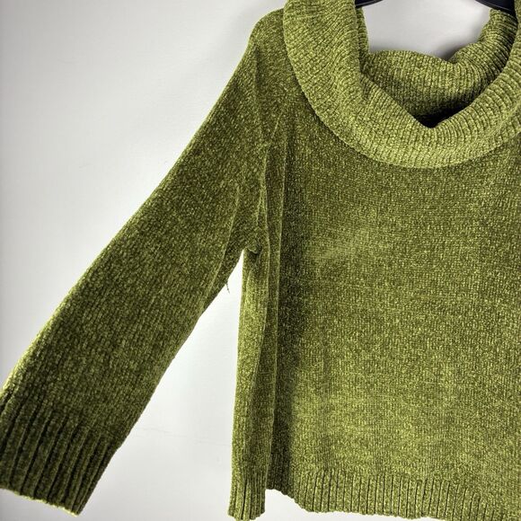 Umgee Moss Green Turtleneck Sweater - Picture 2 of 8